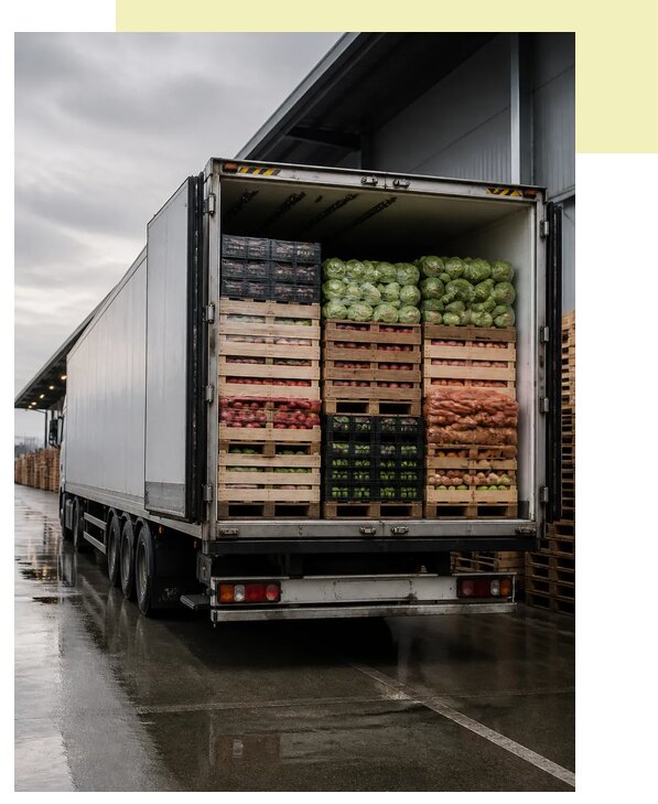 Перевозка плодоовощной продукции в Качканар по цене от 5127 р. | Агросервис-Кчк