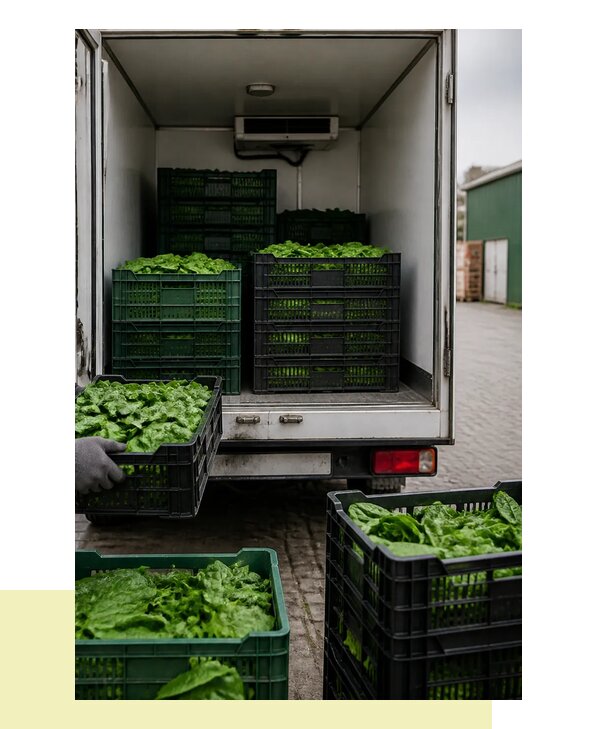 Перевозка шпината в Качканар с сохранением свежести продукции